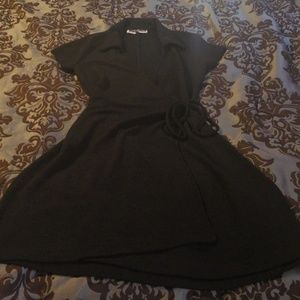 Collared little black dress